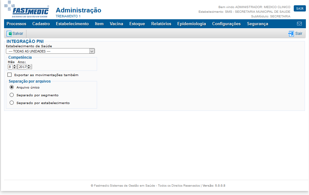 Imagem demonstrativa da Integração PNI